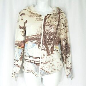 Take Two Scenic Print Hoodie